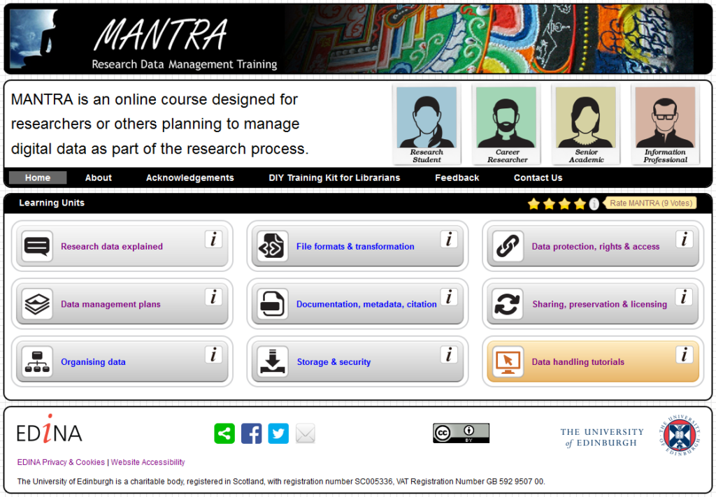 MANTRA home page
